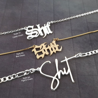 The goth Booth - Shit Necklace