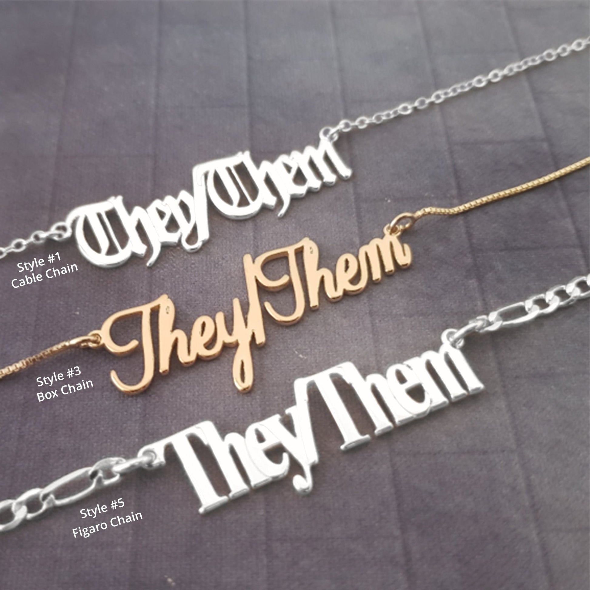 The goth Booth - They/Them Necklace