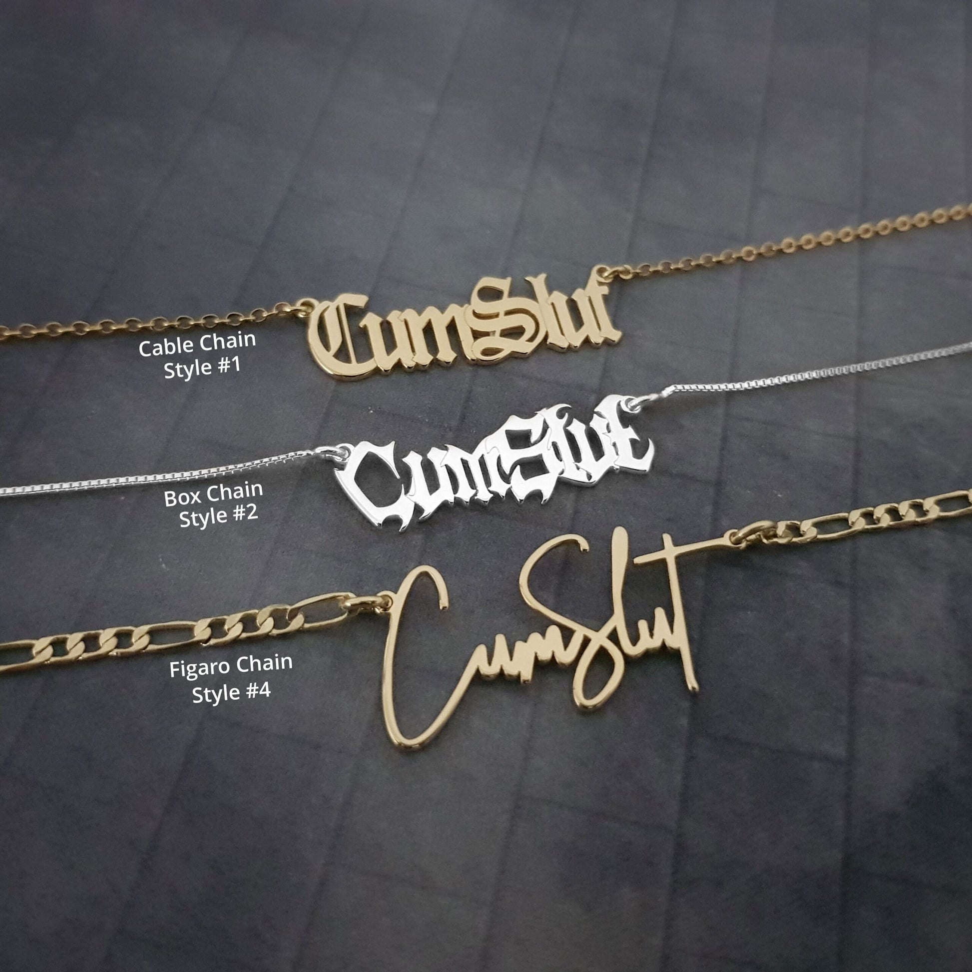 The goth Booth - Cumslut Necklace