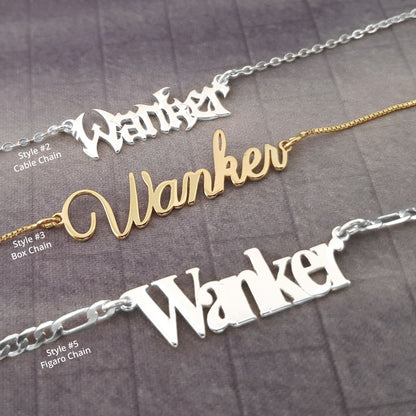 The goth Booth - Wanker Necklace