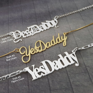 The goth Booth - Yes Daddy Necklace