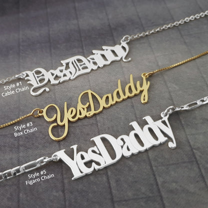 The goth Booth - Yes Daddy Necklace